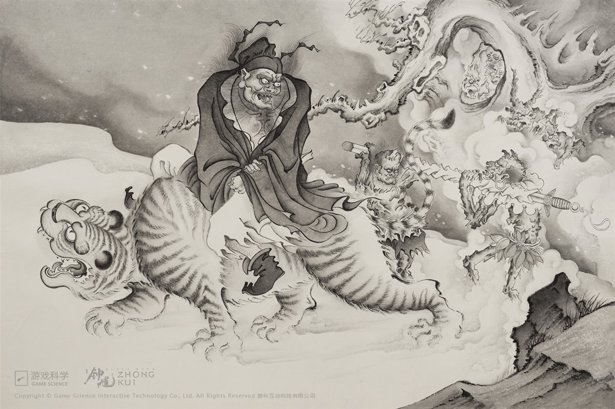 Official Black Myth: Zhong Kui concept art from gamesci.cn